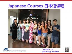 Japanese Course in Singapore